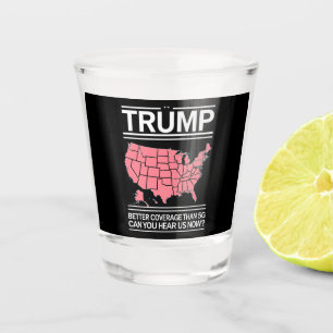 Trump heeft betere dekking dan 5G Kun je ons nu ho Shot Glas