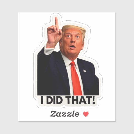 Trump Heeft Dat Gedaan! Sticker (Vel)
