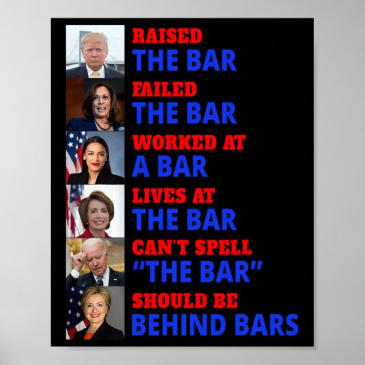 Trump heeft de balk gedraaid. poster (Voorkant)