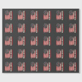 Trump heeft de inauguratie van de Amerikaanse vlag Cadeaupapier (Vlak)