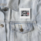 Trump heeft de toets vierkante button 5,1 cm (In situ)