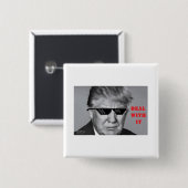Trump heeft de toets vierkante button 5,1 cm (Voorkant /achterkant)