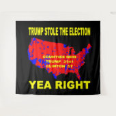 TRUMP HEEFT DE VERKIEZING GESTOLEN WANDKLEED (Voorkant (horizontaal))