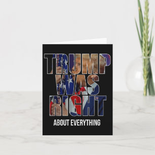 Trump heeft gelijk over alles wat Trump met zijn v Kaart