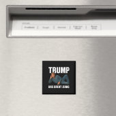 Trump heeft geweldige jeans Funny Meme Gezegde _1 Magneet (Insitu (Vaatwasser))