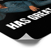 Trump heeft geweldige jeans Funny Meme Gezegde _1 Poster (Hoek)