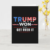 Trump Heeft Gewonnen Accepteer Het 2025 2 Kaart (Gele Bloem)