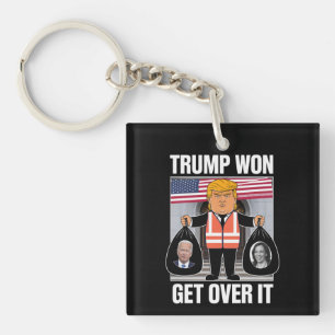 Trump Heeft Gewonnen Kom Daar Overheen Maga Heeft Sleutelhanger