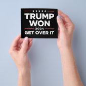 Trump Heeft Gewonnen Kom Er Overheen 2024 Flyer (Hand)