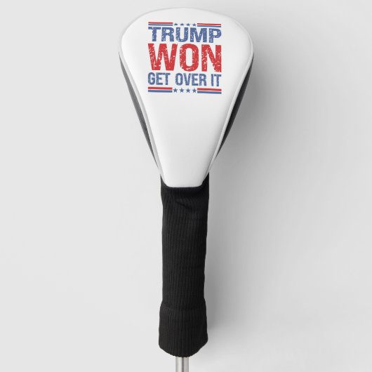 Trump Heeft Gewonnen Kom Er Overheen  Golfheadcover (Voorkant)