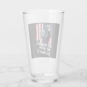 Trump Heeft Gewonnen Kom Er Overheen Trump Overwin Glas (Achterkant)