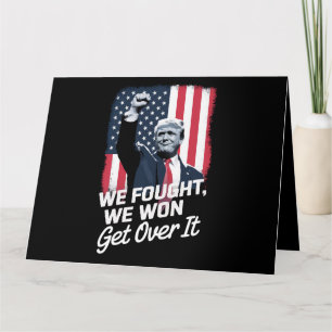 Trump Heeft Gewonnen Kom Er Overheen Trump Overwin Kaart