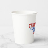 Trump heeft gewonnen, laat maar komen papieren bekers (Rechts)