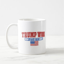 Trump Heeft Gewonnen Nu Laten We Koffiemok