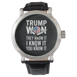 Trump Heeft Gewonnen Ze Weten Het 2024 47e Preside Horloge