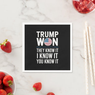 Trump Heeft Gewonnen Ze Weten Het 2024 47e Preside Servet