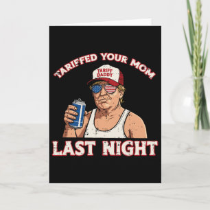 Trump heeft gisteravond tarief geheven op je moede kaart