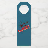 Trump heeft groot feest met flessenhangers flessenhanger (Voorkant)