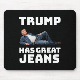 Trump Heeft Grote Broeken Grappige Grafische T-shi Muismat