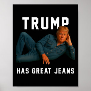 Trump Heeft Grote Broeken Grappige Meme _1  Poster