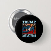 Trump Heeft Grote Broeken Grappige Meme 3 Ronde Button 5,7 Cm (Voorkant /achterkant)