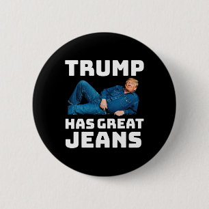 Trump Heeft Grote Broeken Grappige Politieke Humor Ronde Button 5,7 Cm