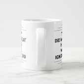 Trump heeft Harris niet verslagen Grote Koffiekop (Achterkant)