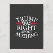 Trump heeft helemaal geen gelijk wat betreft anti- briefkaart (Voorkant)