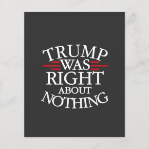Trump heeft helemaal geen gelijk wat betreft anti- flyer