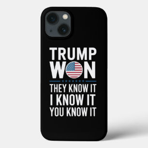 Trump heeft het 47ste President van 2024 gewonnen Case-Mate iPhone Case