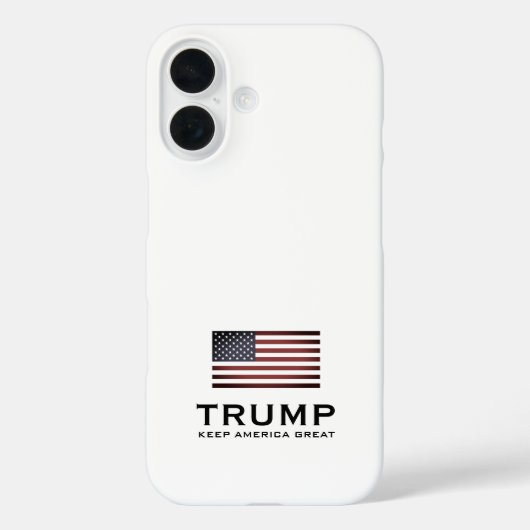 Trump heeft het Hoesje iPhone 16 onder Amerikaanse (Achterkant)