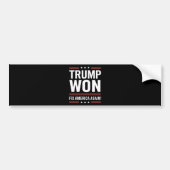 Trump heeft MAGA Trump-winnaar 2024 Fix America op Bumpersticker (Voorkant)