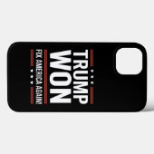 Trump heeft MAGA Trump-winnaar 2024 Fix America op Case-Mate iPhone Case (Achterkant (horizontaal))