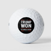 Trump heeft MAGA Trump-winnaar 2024 Fix America op Golfballen (Voorkant)
