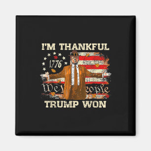 Trump heeft Mannen Thanksgiving Herfst Turkije gew Magneet