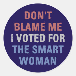 Trump heeft op Kamala Harris gestemd Ronde Sticker