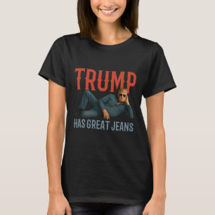 Trump Heeft Prima Broeken Grappige Politieke Meme T-shirt