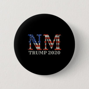 Trump Heraalevering New Mexico T-shirt Trots Stemm Ronde Button 5,7 Cm