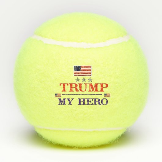 Trump Hero Tennisballen (Achterkant)