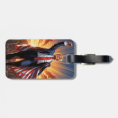 Trump, het Amerikaanse Bagagelabel van de superhel (Achterkant horizontaal)