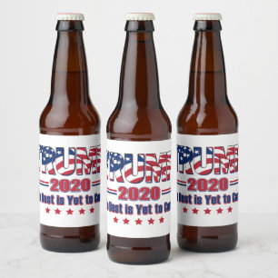 Trump - Het beste is nog niet bereikt Bier Etiket