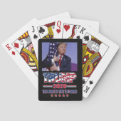 Trump - Het beste is nog niet bereikt Pokerkaarten (Achterkant)