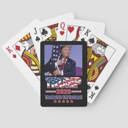 Trump - Het beste is nog niet bereikt Pokerkaarten (Achterkant)