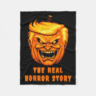Trump Het Echte Horrorverhaal, Anti-trump Hallowee Fleece Deken