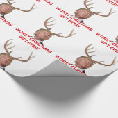 Trump, het ergste kerstcadeau ooit. cadeaupapier (Hoek)