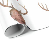 Trump, het ergste kerstcadeau ooit. cadeaupapier (Rol Hoek)