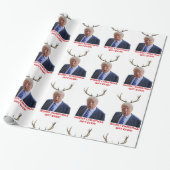 Trump, het ergste kerstcadeau ooit. cadeaupapier (Uitgerold)