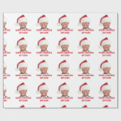Trump, het ergste kerstcadeau ooit. cadeaupapier (Vlak)