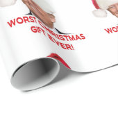 Trump, het ergste kerstcadeau ooit. cadeaupapier (Rol Hoek)