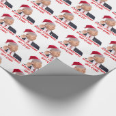 Trump, het ergste kerstcadeau ooit. cadeaupapier (Hoek)